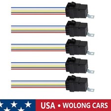 5Pin 12V 40/30 AMP 12V DC Waterproof Automotive Relay  Heavy Duty 12AWG Harness