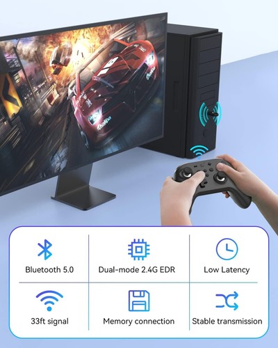 GuliKit Wireless Transmitter Adapter For Xbox One/Switch KingKong Controllers