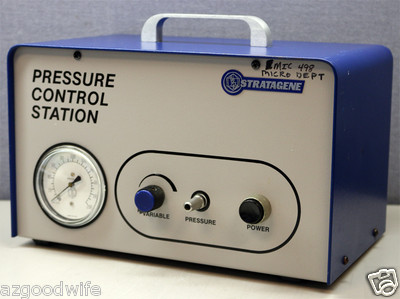 Stratagene 60102 PRES CONT STAT Electrophoresis Pressure Control Station