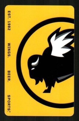 BUFFALO WILD WINGS Wings, Beer, Sports ( 2017 ) Gift Card ( $0
