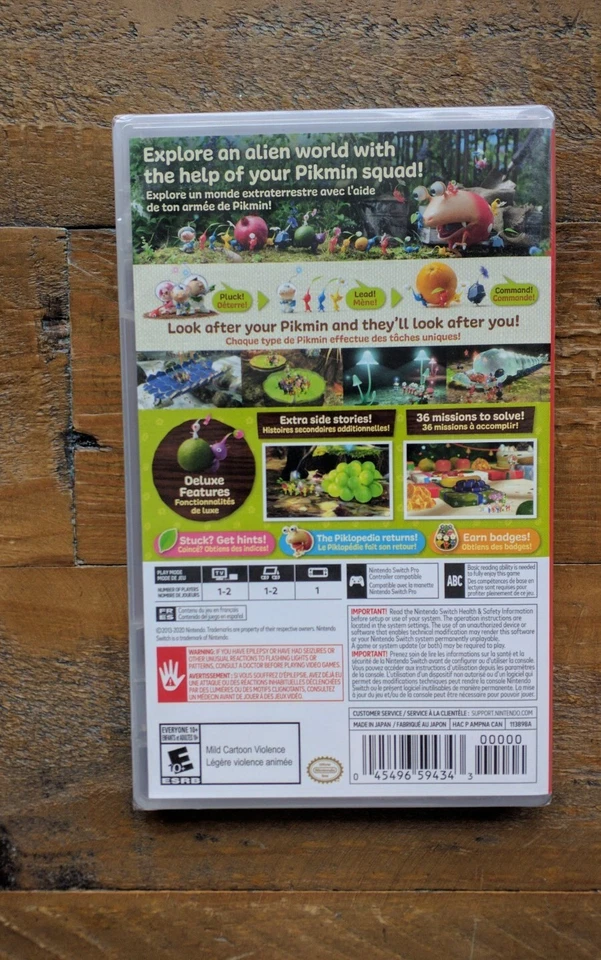 NEW ✹ Pikmin 3 Deluxe ✹ Nintendo Switch Game ✹ FACTORY SEALED - Image 3 of 3