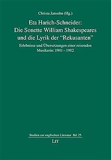 Eta Harich-Schneider: Die Sonette William Shakespea... | Buch | Zustand sehr gut - not specified