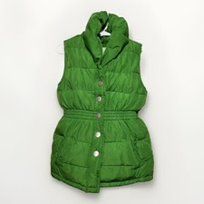 Gymboree Puffer Vest Girl  s Size S 5-6 Green