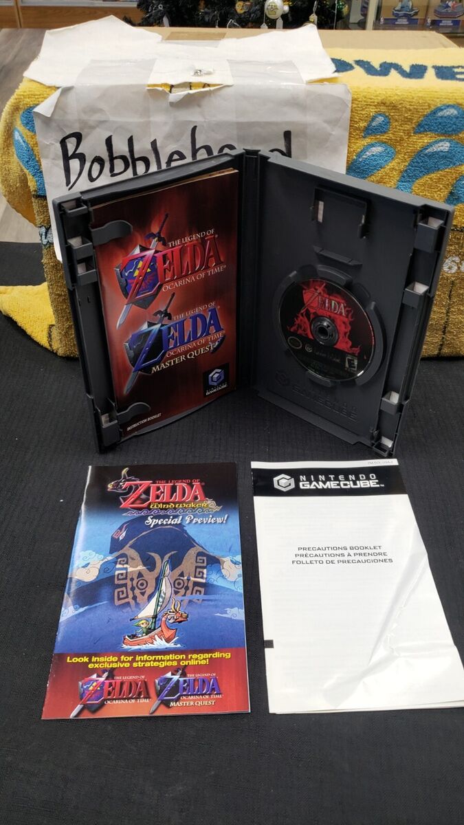 CIB LEGEND OF ZELDA OCARINA OF TIME MASTER QUEST NINTENDO GAMECUBE VIDEO  GAME