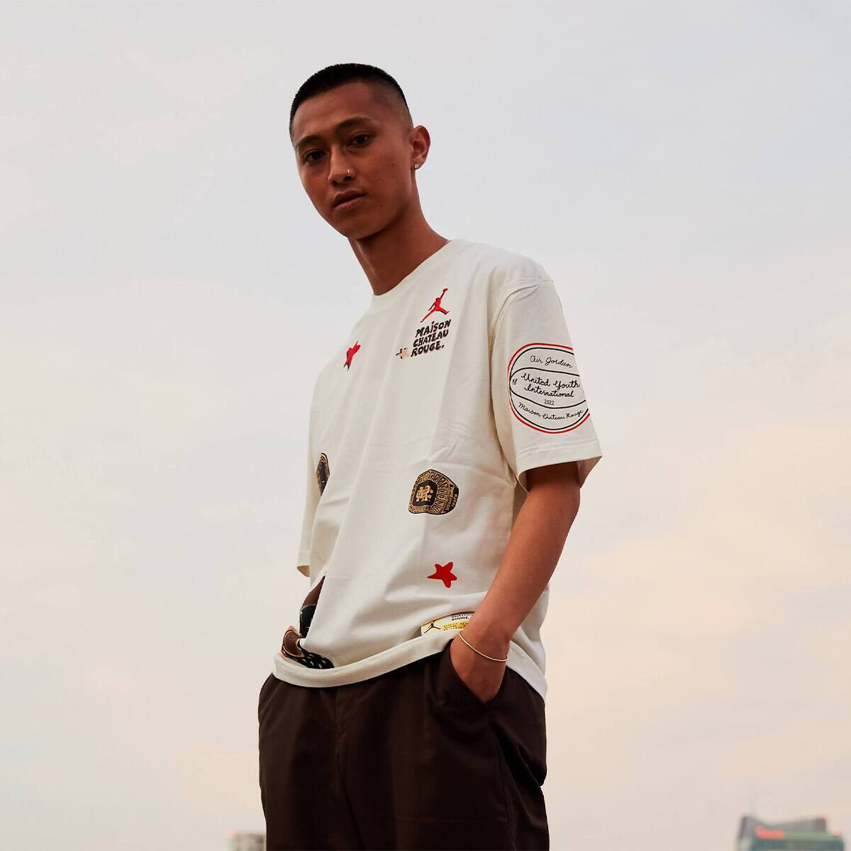 Nike Jordan x Maison Chateau Rouge Shirt MCR AJ2 DJ9767-133 XS-XXL