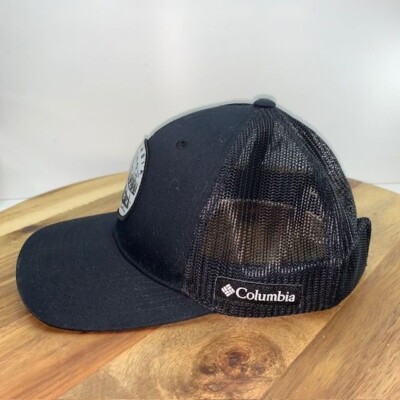 Columbia Casquette de camionneur en mousse pour adulte, Noir/Retro Mountain, Taille unique, Camionneur en mousse Camp Break