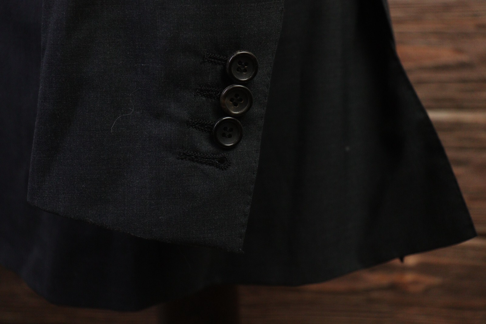 CANALI Exclusive Gray Wool Three Button Notch Sin… - image 8