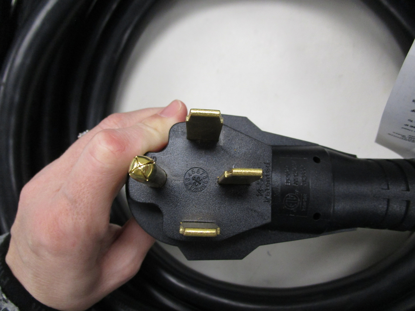 INTERTEK HEAVY DUTY RV POWER SUPPLY CORD 30' 50AMP ED 503R 125/250VAC