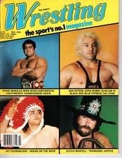 THE RINGS WRESTLING MARCH 1982 KEVIN DAVID KERRY VON ERICH RIC FLAIR FREEBIRDS