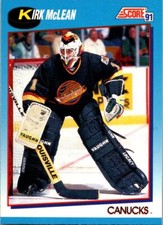 1991-92 Score Canadian Bilingual #481 Kirk McLean