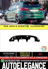✨Diffusore Posteriore Nero ABS ADATTO Per Ford Fiesta Mk8 St 2018+✨