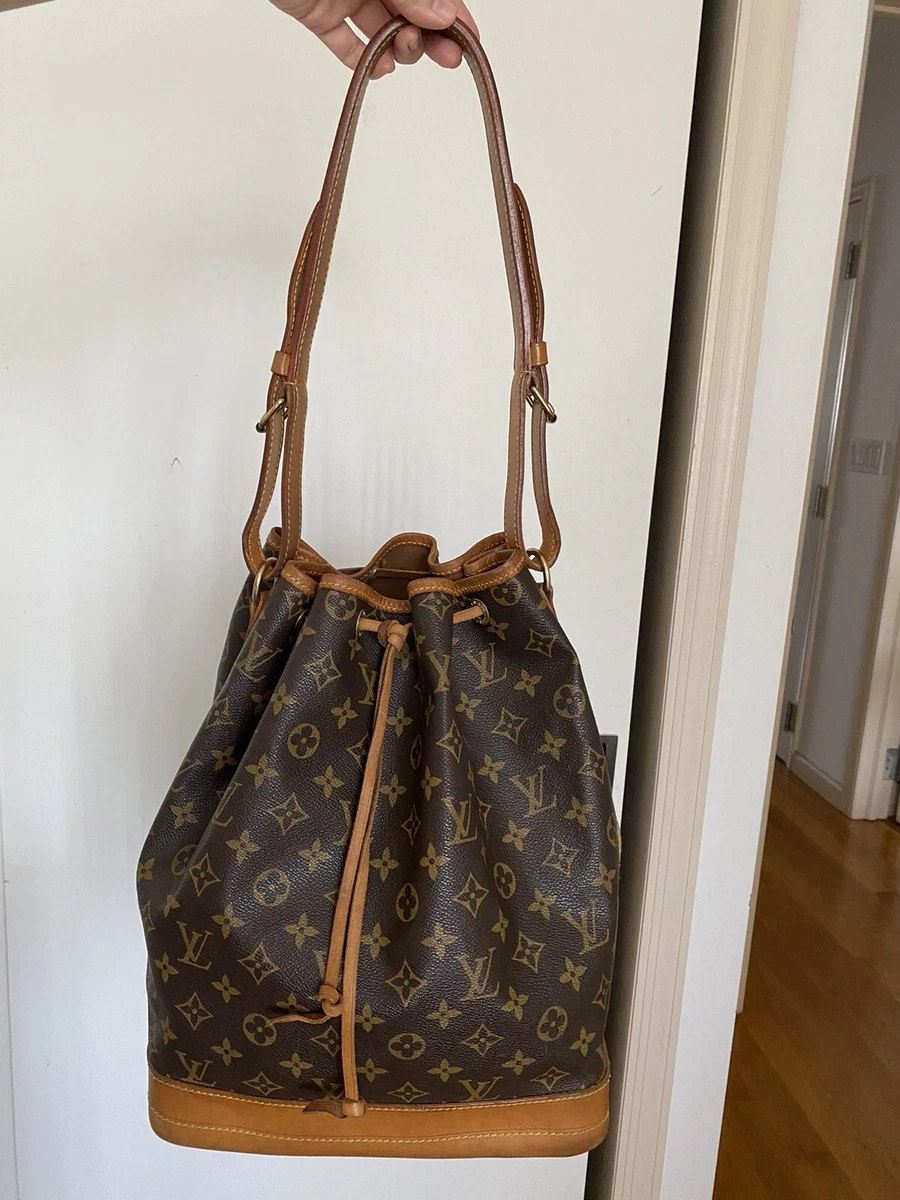 Vintage Louis Vuitton Noe Brown Monogram Bucket Bag Designer