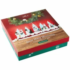 Hallmark 2018 Snow Many Memories Collector's Set Musical Snowmen Sing Motion NIB