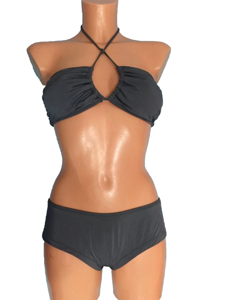 Arena Leman 1953753 Damen Bikini Badeanzug dunkelgrau Gr. 38