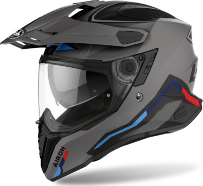 adventure helmet airoh Full Face Helmet Airoh Commander Factor Grey XS Adventure Helmet Casque