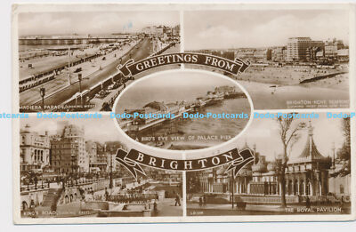 C018210 Grüße aus Brighton. Der königliche Pavillon. Schloss P aus der Vogelperspektive