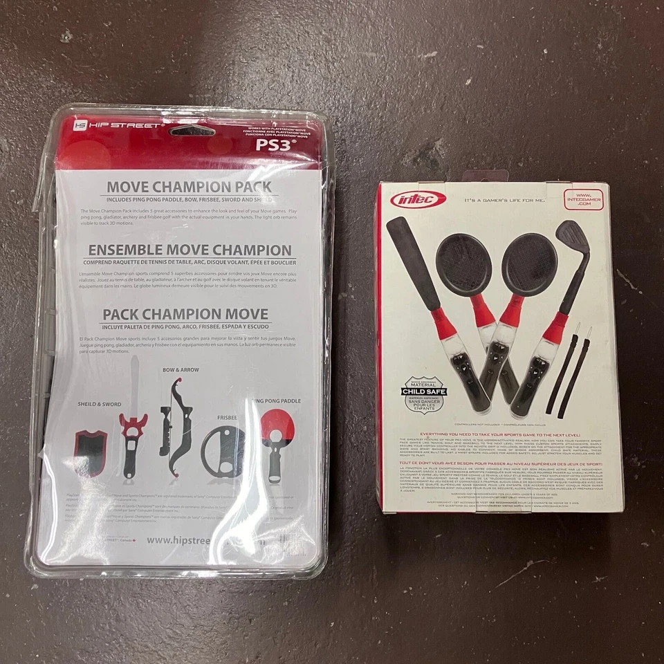 Intec Sports Pack & Hip Street Move Champion Pack SONY PS3 Playstation 3 - Image 2 of 2