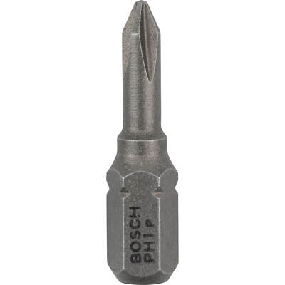 Bosch Extra Hard Phillips Screwdriver Bits PH1 25mm Pack of 25