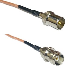 RG316 DVB TV Pal Male to TNC FEMALE RF Cable Rapid-SHIP LOT