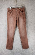 Ann Taylor LOFT Corduroy Pants Womens 8/29 Rose Pink Relaxed Skinny NEW