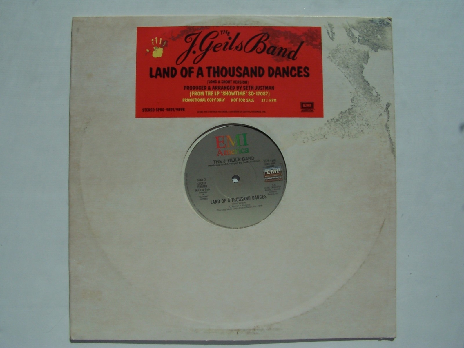 The J Geils Band - Land Of A Thousand Dances PROMO Sing The J Geils Band - Land Of A Thousand Dances PROMO Sing