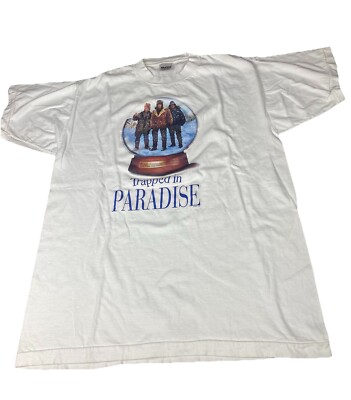 Movie T Shirt Large Vintage Trapped In Paradise Christmas Nick 