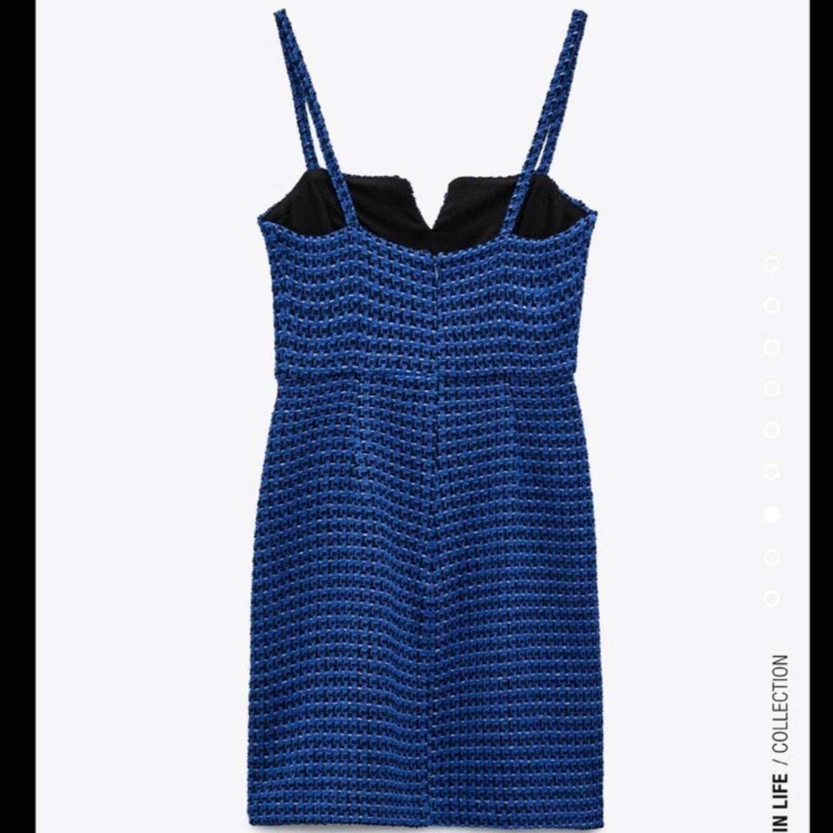 blue tweed dress zara Zara Blue Tweed Dress, Women's Fashion, Dresses & Sets, Dresses on Carousell