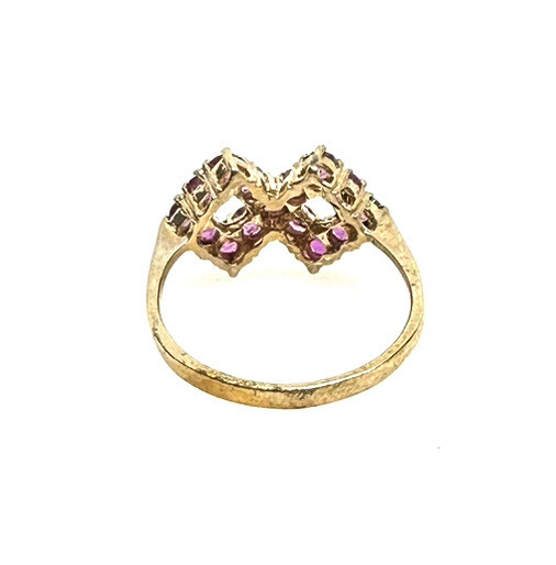 9ct Gold Ruby Ring Yellow Gold Ruby Ring Stylish … - image 13