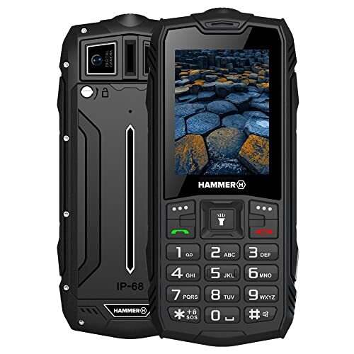 Hammer H Basalt 2,4" Cellulare robusto IP68 IK05 Dual Free SIM 2000 mAh (A6m)