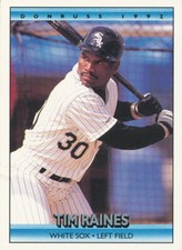 Tim Raines 1992 Donruss #312 Chicago White Sox baseball Card