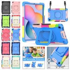 Handle Stand Case Rugged Cover Strap For Samsung Galaxy Tab S6 Lite 10.4" Tablet