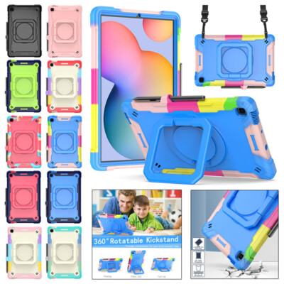 Handle Stand Case Rugged Cover Strap For Samsung Galaxy Tab S6 Lite 10.4'' Tablet