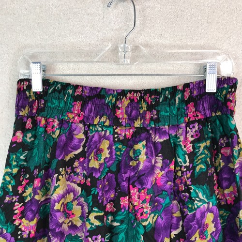 Vintage 90s Skirt Womens 8 Floral Long Midi Floral Pockets Classic Multicolored - Picture 10 of 10