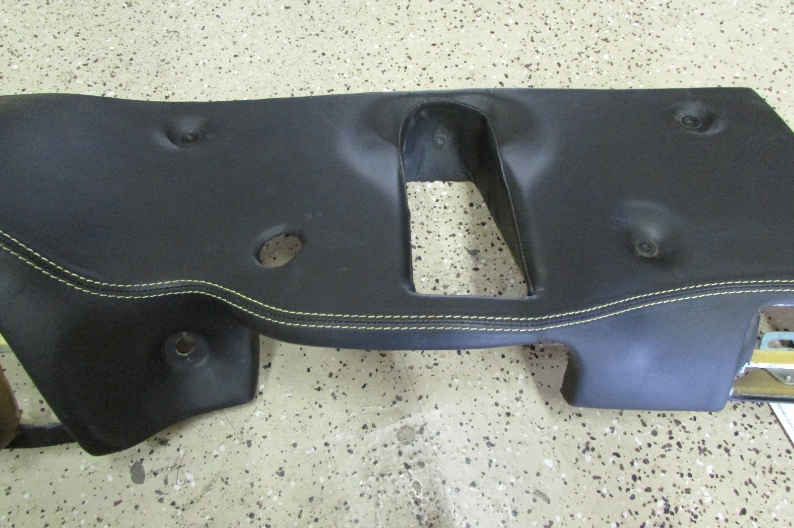 Ferrari 360, LH, Left Lower Dash Panel, Black, Cracked, Used P/N 63547300