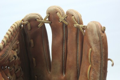 Gant De Baseball Vintage Rawlings RBG36 12" - Modèle Reggie Jackson, Droitier, Cuir Marron (Occasion)