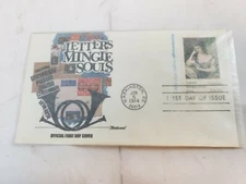 First Day of Issue Stamp Art Around The World Mrs. John Douglas USA A31