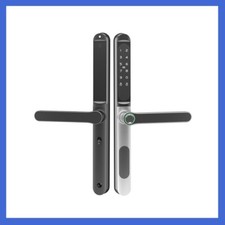 Biometric Fingerprint Digits Pad RFID Card APP f/Narrow Side Push/Pull Door Lock