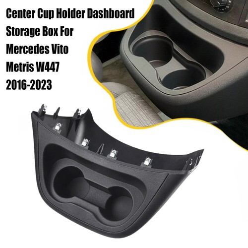 Car Centre Console Cup Holder Kit Frame for Mercedes Vito Metris W447 2016-2023 - Picture 4 of 14
