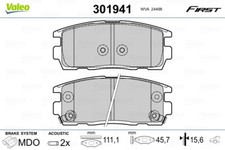Valeo 301941 brake pad set, disc brake for Chevrolet, Holden, Opel, Vauxhall