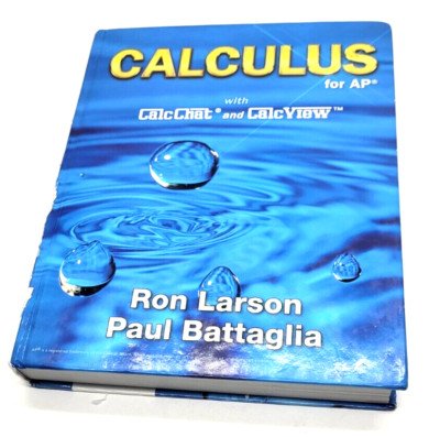 Calculus for AP By Ron Larson and Paul Battaglia