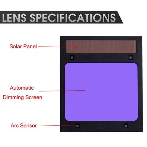 True Color Extra Large View Solar Welding Helmet Auto Darkening Welder Helmet US - Picture 5 of 12