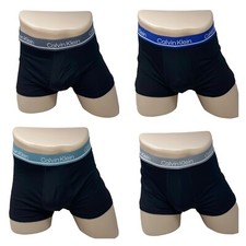 Calvin Klein Underwear Men's Microfiber 4 Pack Low Rise Trunk Black NP24460060