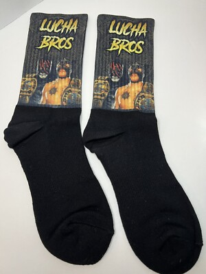 Lucha Brothers Penta Zero Miedo Rey Fenix Custom Athletic Socks AEW WWE AAA