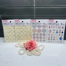 Planner Journal Masking Diecut Journal Planner stickers set total of 16 sheets