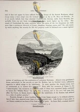 Derwentwater, Glimpse From Scafell, Cumbria, Book Illustration (Print), 1882