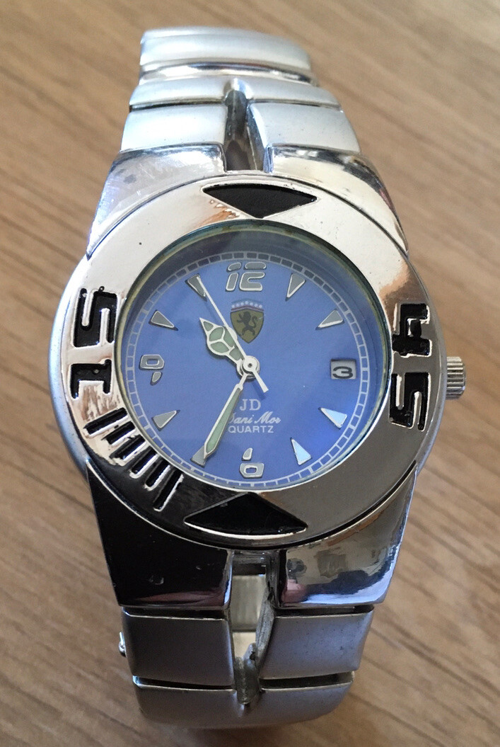 JD Dani Mor Sports Watch With Steel Strap. eBay
