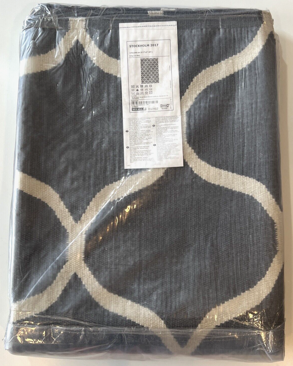 Ikea STOCKHOLM 2017 Rug Handmade 100% Wool 5' 7
