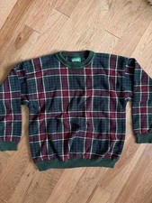 Vtg Northwest Outfitters Mens Chunky Knit Sweater Sz L Grandpacore USA 90's