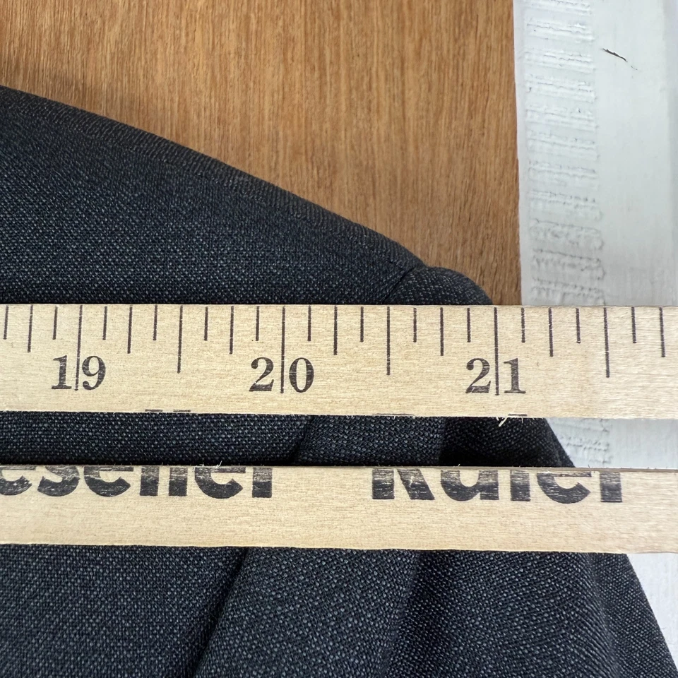 Traje Givenchy Para Hombre 50L Gris 3 Botones Super 100s Pantalones de Lana 46x28 Plisado Delantero Foto 4 de 4