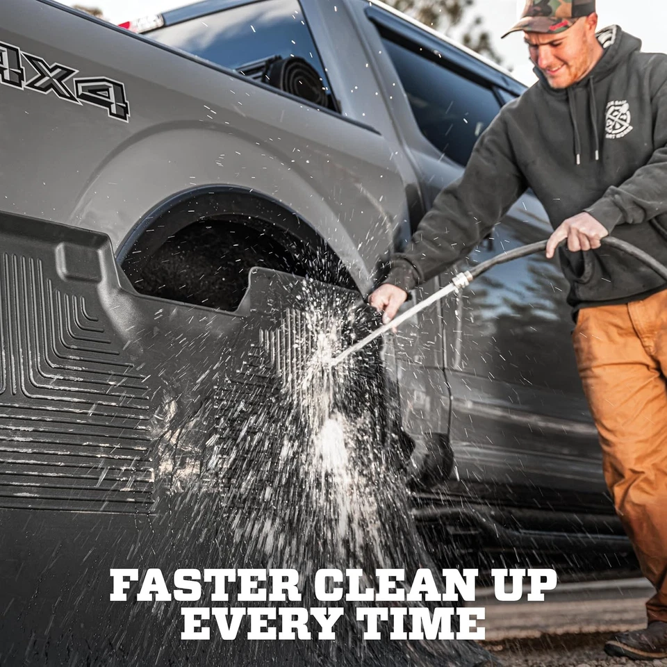 Alfombrillas Husky Liners Weatherbeater | Se adapta a Ford F-150 2015-2025 negras Foto 4 de 4